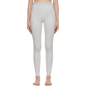 SKIMS Cotton Collection Ribbed Grey Jersey Leggings Women's Size Small NWOT